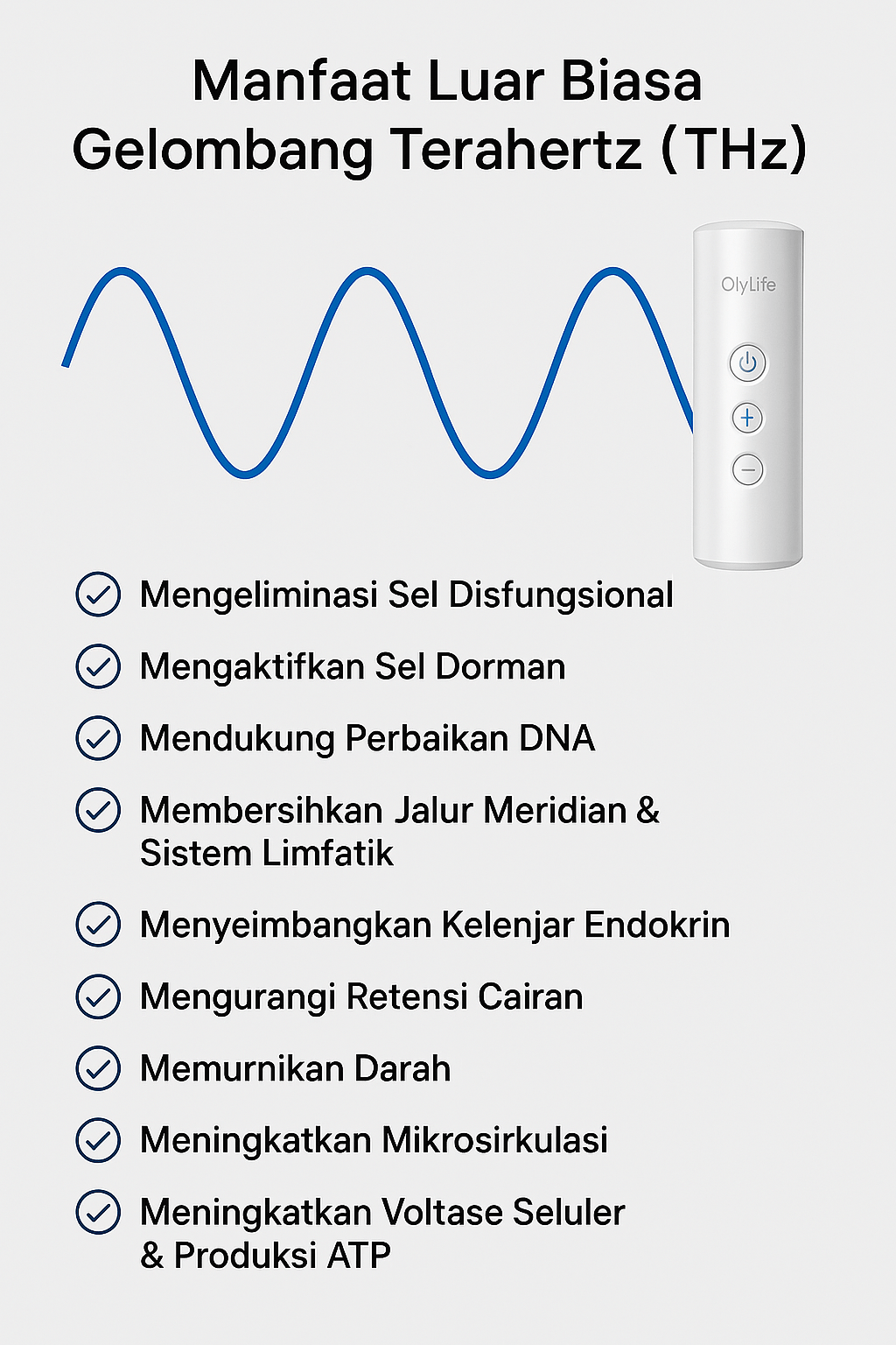 Manfaat Luar Biasa Gelombang Terahertz (THz): Revolusi Kesehatan Seluler Bersama OlyLife Tera&nbsp;P90