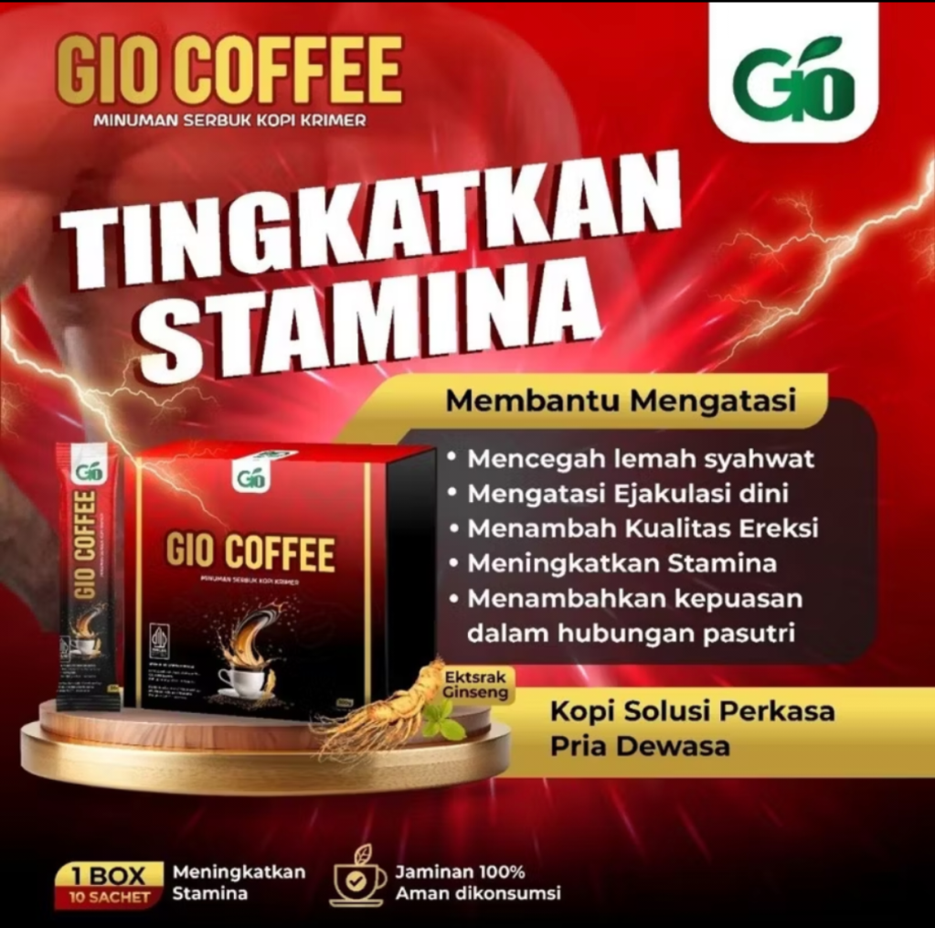 Manfaat Kopi Gio: Kopi Herbal yang Menjaga Stamina, Vitalitas, dan Kesehatan&nbsp;Sehari-hari