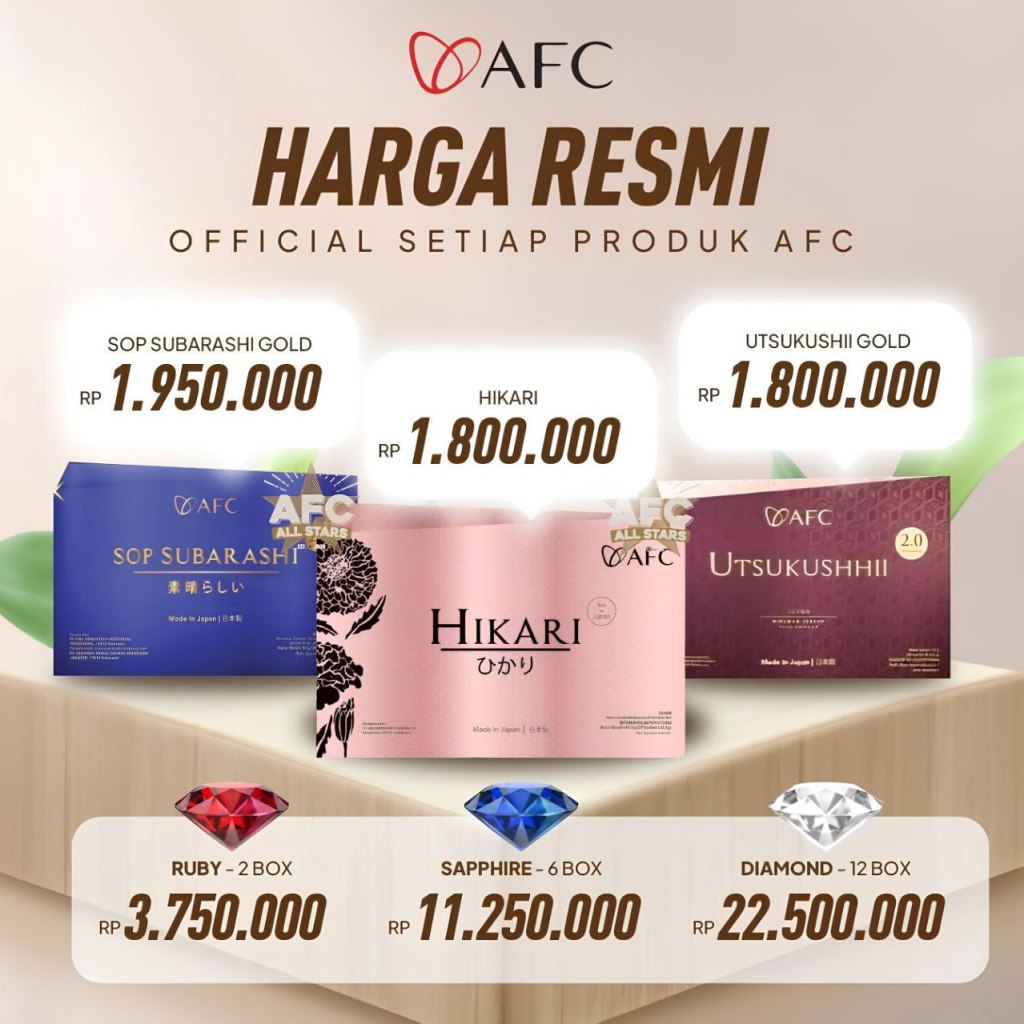 Harga Produk AFC Jepang